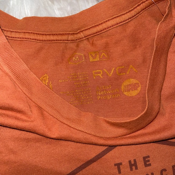 RVCA Pure T-Shirt. M - Picture 4 of 8